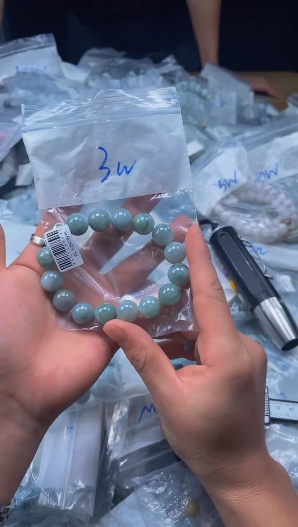 未镶嵌手链翡翠珠串