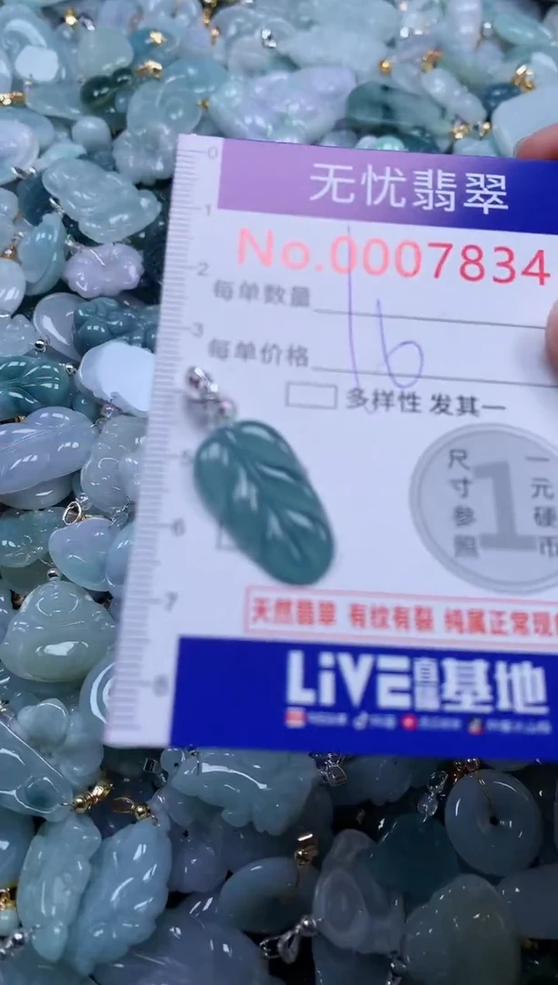 颈饰未镶嵌翡翠7834