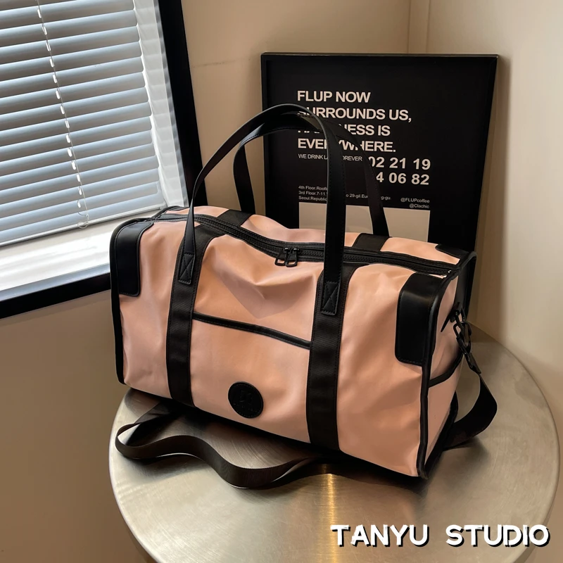 探屿轻便高级感短途健身旅行包男女轻便大容量斜挎出差手提行李包