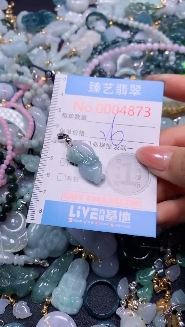 颈饰未镶嵌翡翠4873