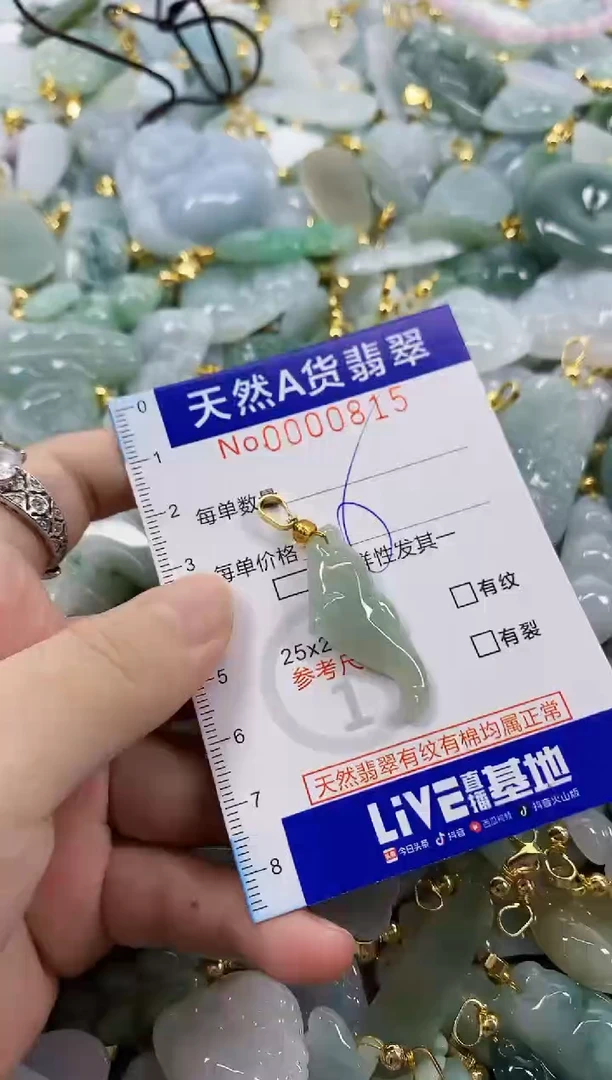 颈饰未镶嵌翡翠天然A货翡翠