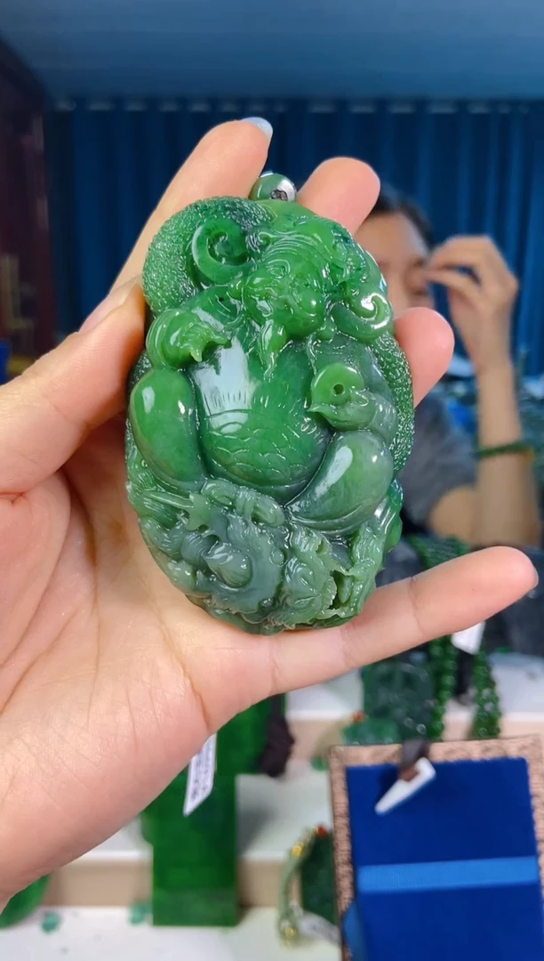 和田玉未镶嵌挂件1