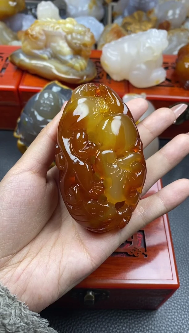 【闪购商品】玛瑙/玉髓手把未镶嵌00