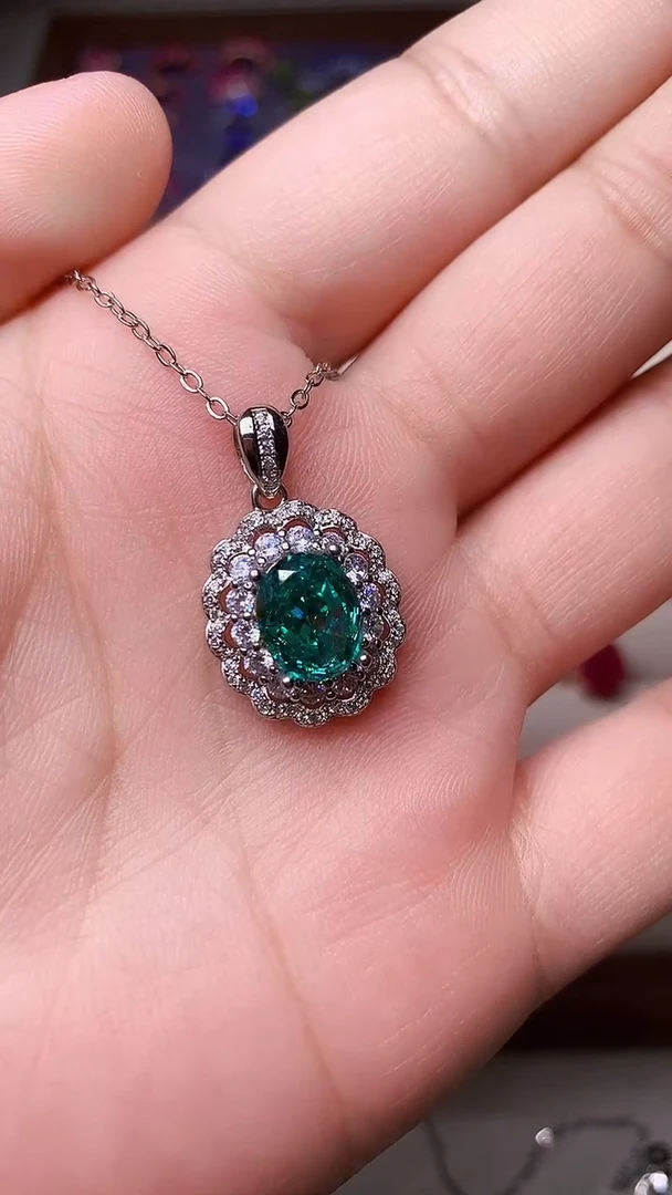 【闪购商品】碧玺颈饰银S925镶嵌0000