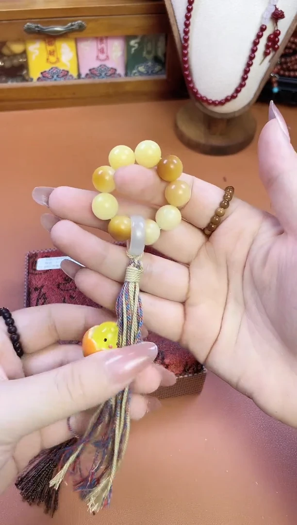 非洲檀香无事牌菩提木质串珠手串/多发性其一/不带盒子