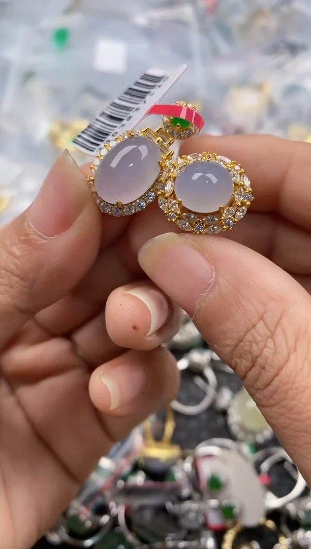 银S925镶嵌戒指翡翠333----7