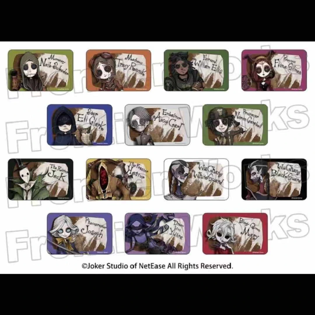 第五人格 I日POP方形吧唧 盲盒卡片徽章