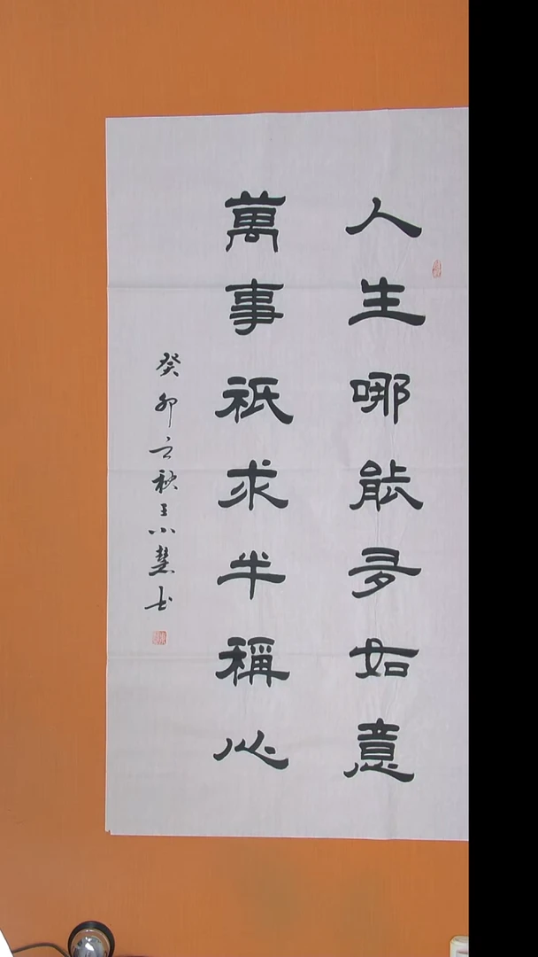 书法王老师精美作品138*69