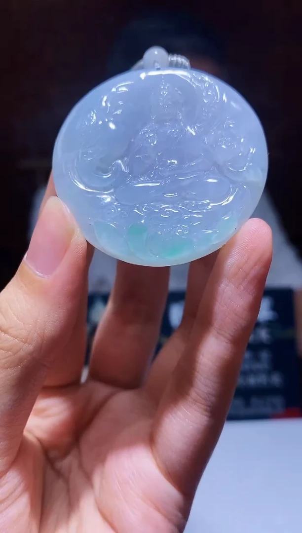 颈饰18K金镶嵌翡翠M-@@KJZC0923115