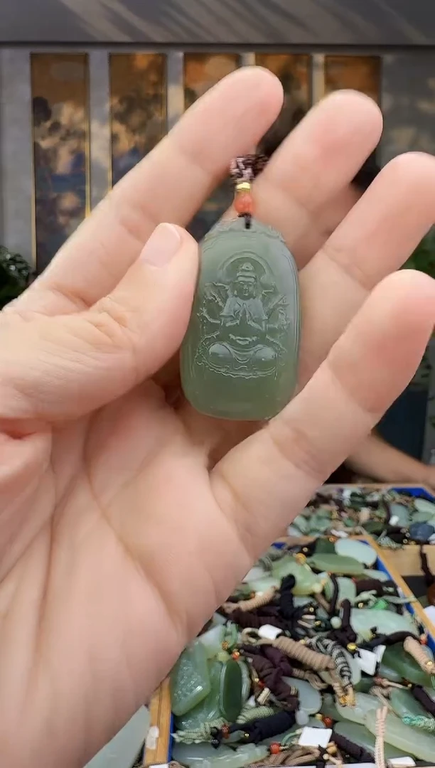 未镶嵌和田玉挂件拍一发一