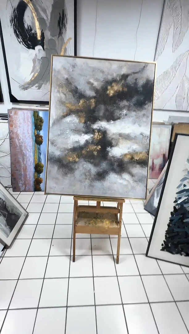 168现代艺术装饰画油画90cm*120cm