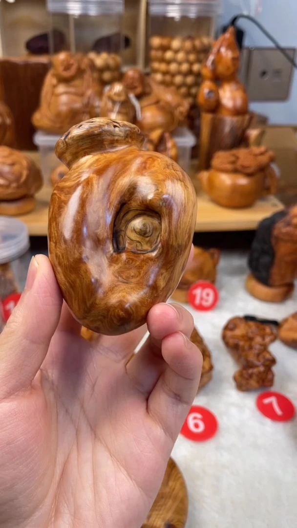 木佳***3太行崖柏陈化高油香料把件