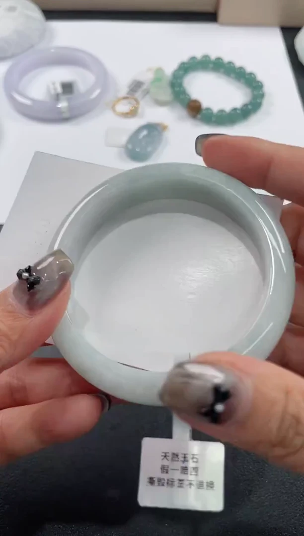 未镶嵌手镯翡翠基地发货H7986 57+