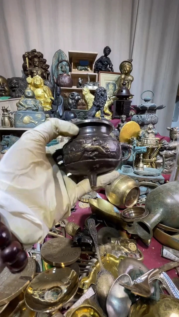 大阪回流铜器摆件23