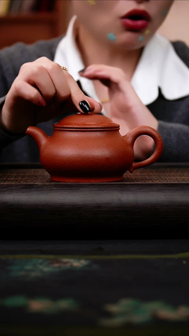 茶壶紫砂榴皮砂 潘壶 270cc