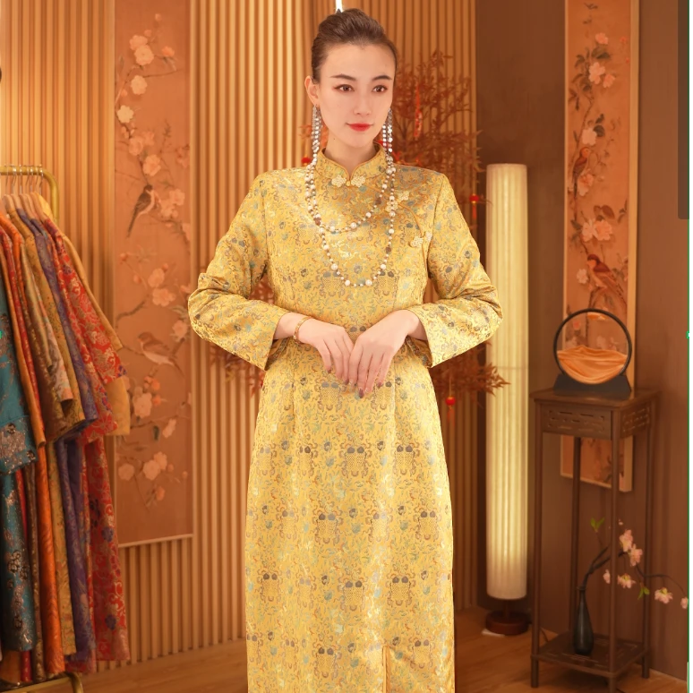 锦鲤｜新款新中式国风女装旗袍连衣裙2025D9567夏秋布卓尔仓
