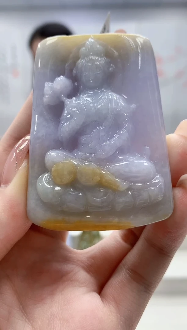 未镶嵌定制翡翠4812jw-毛货挂件72