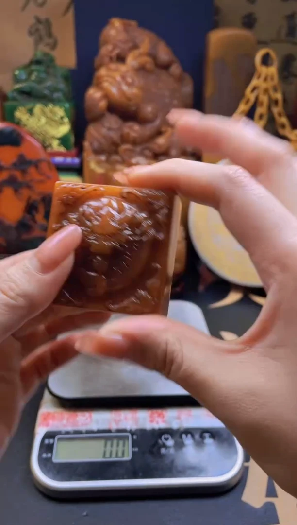 【闪购商品】寿山石印石田黄龙扁章