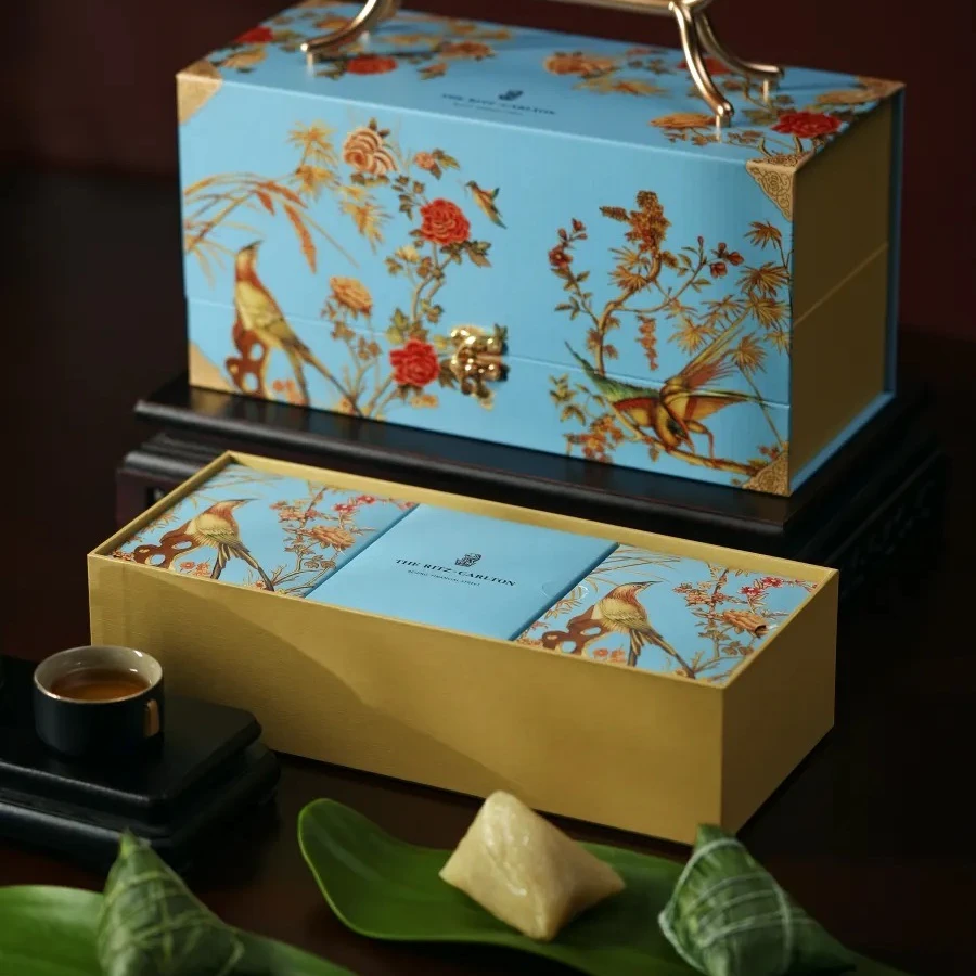 北京金融街丽思卡尔顿酒店粽子礼盒青翎粽香雀粽禧