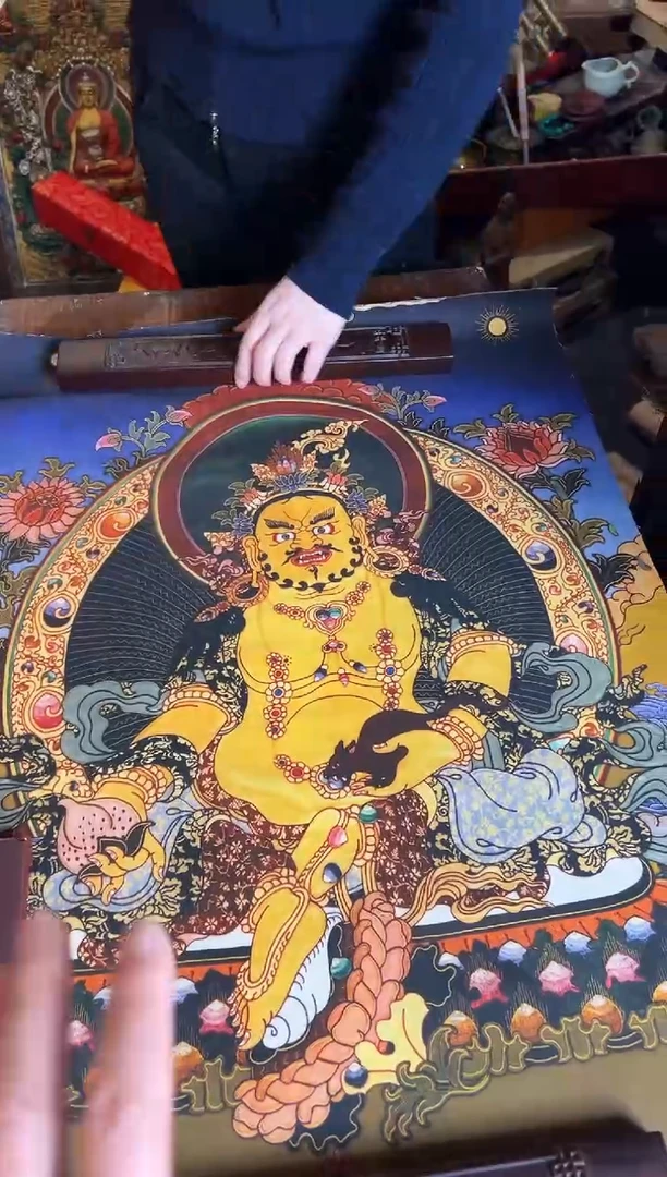 卷轴画手绘唐卡066