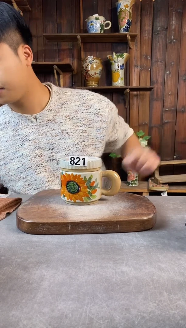 碗821新手工手绘开窑上新
