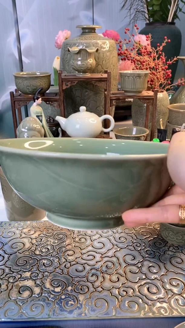 【闪购商品】b000019微瑕8.3英寸玉兰碗2只