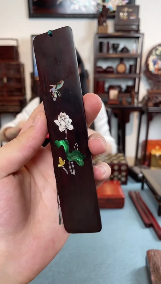 紫檀木类成套家具书签
