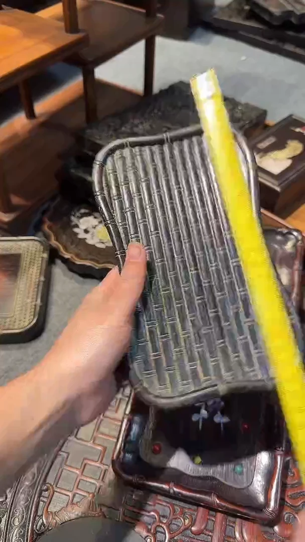 木紫檀拆件雕刻板以直播间实物为准微瑕老物件