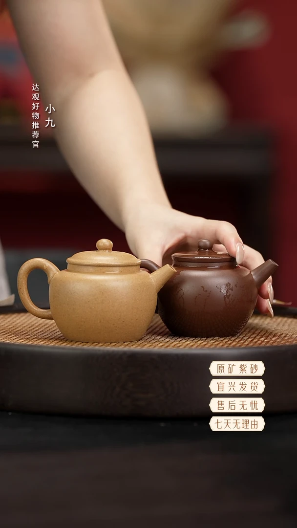 九DG70巨轮-卢铮段泥180+九DG164平盖宫灯-柯少疆老紫泥170