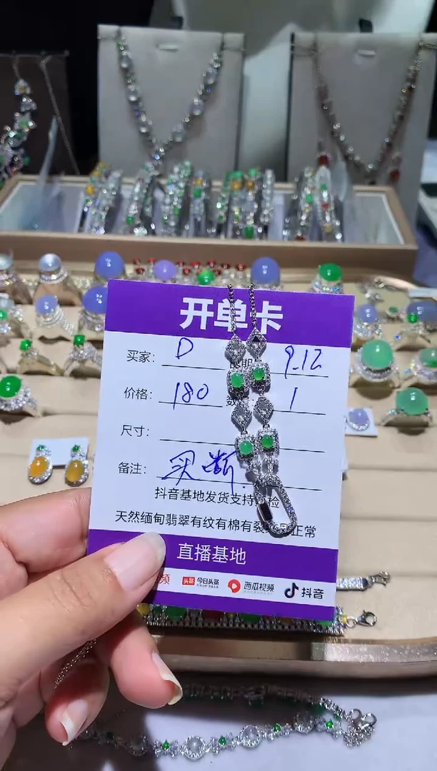 未镶嵌翡翠耳饰DD