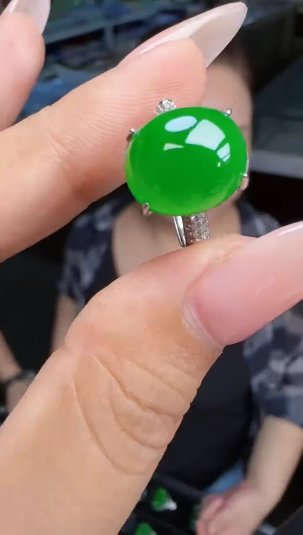 未镶嵌定制翡翠翡翠戒指60