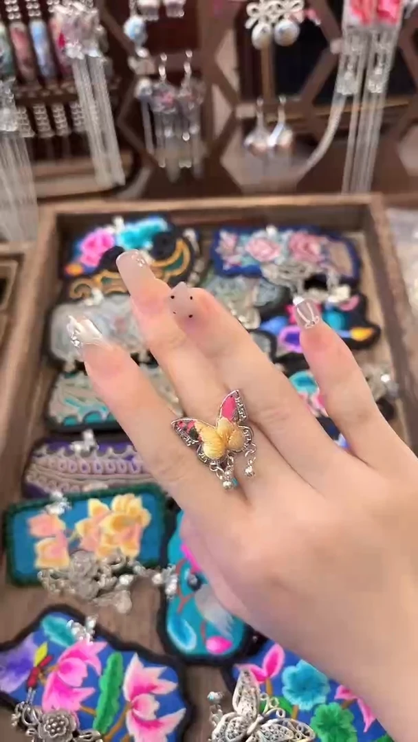 织绣 云织谣民族风精美饰品  286