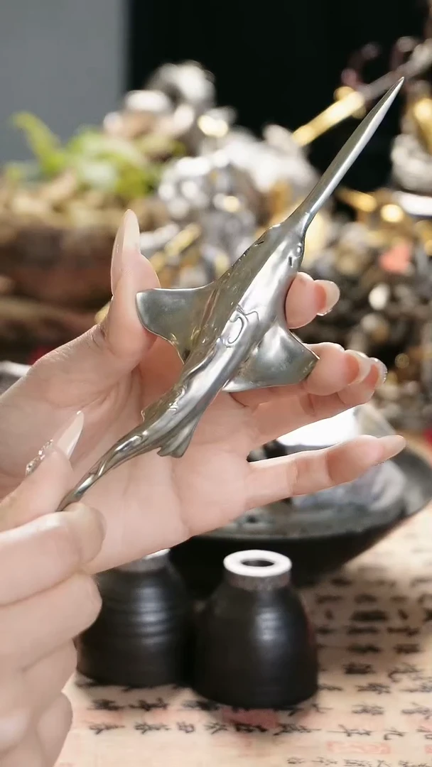 【闪购商品】白铜银色锯瑶设计