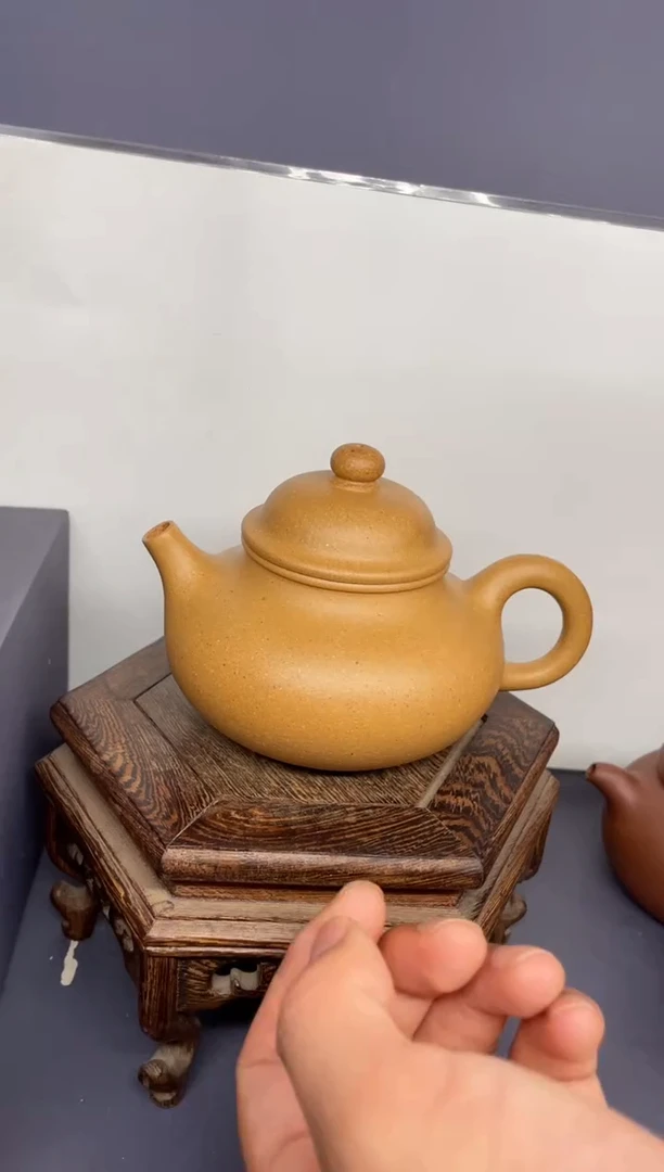 茶壶紫砂黄金段  容天