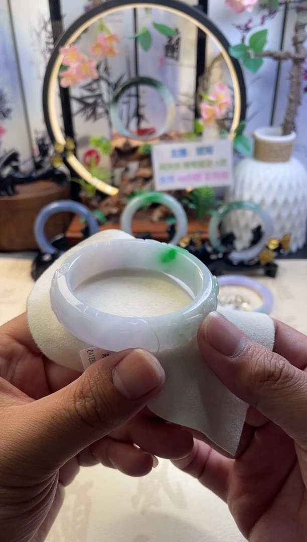 未镶嵌手镯翡翠冰****糖正圈53