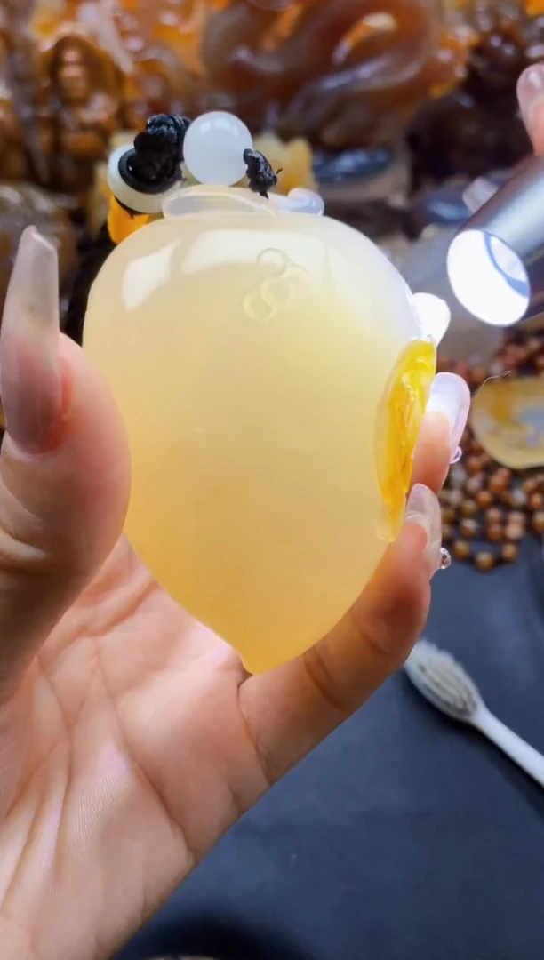 玛瑙/玉髓挂件未镶嵌雄**下ll