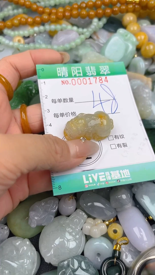 翡翠未镶嵌颈饰闪购0001784