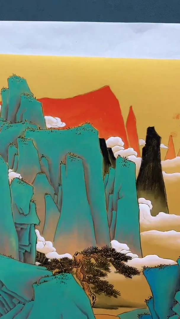 国画刘用华-2.7平尺+书法-山水