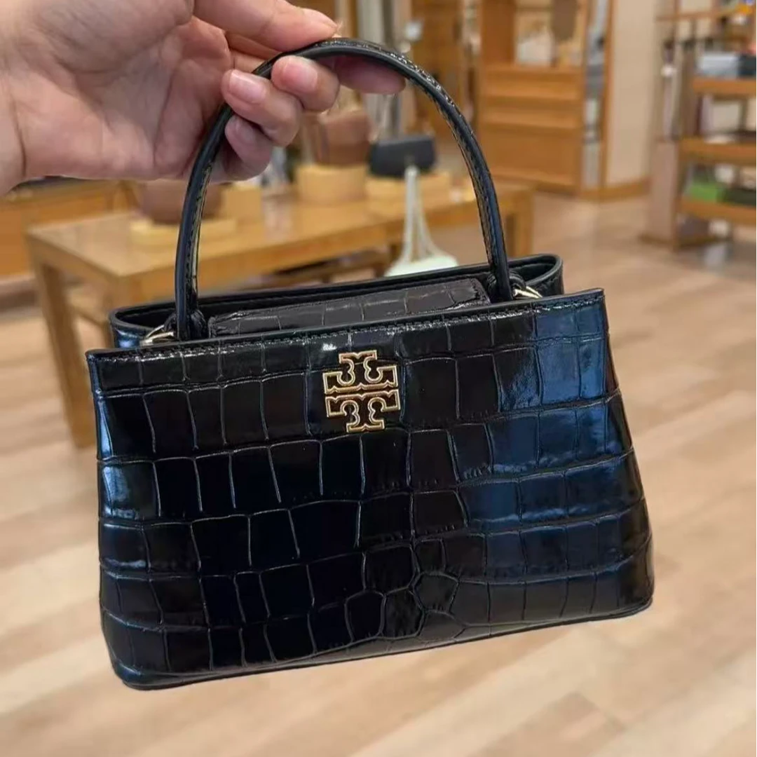 未使用 TORY BURCH/汤丽柏琦 Britten小号手提包戴妃包