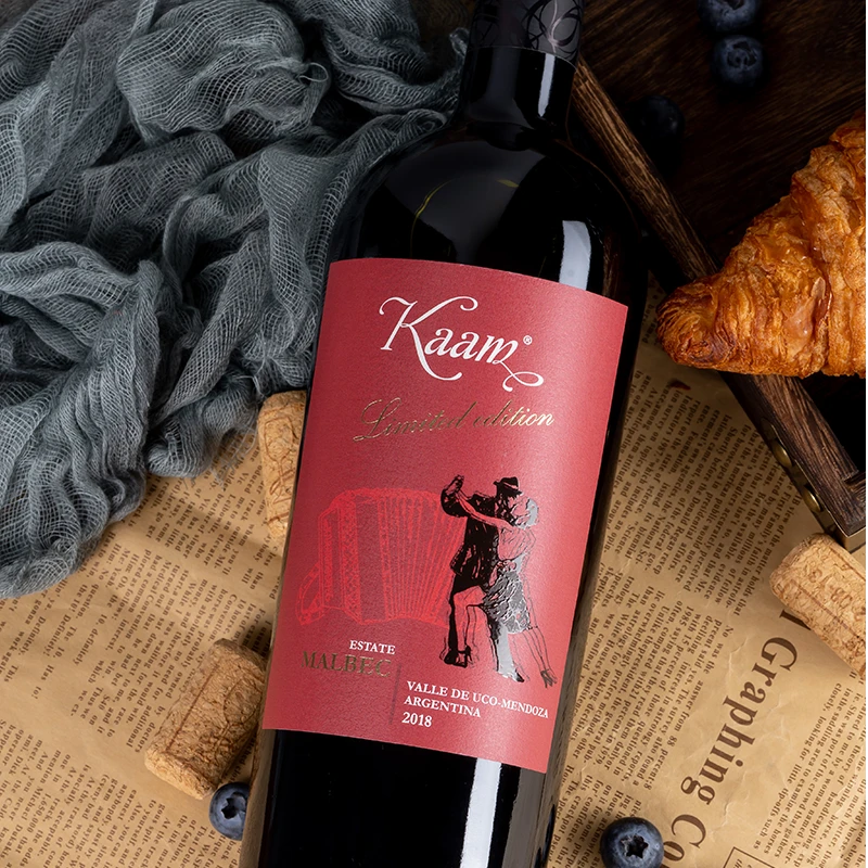 【限量版名庄原瓶进口】卡檬限量版庄园马尔贝克红葡萄酒 750ML