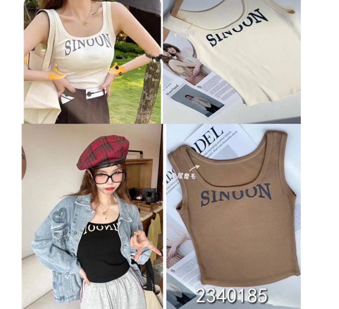 小妳XiaoNi———（冬款加绒字母背心2340185）