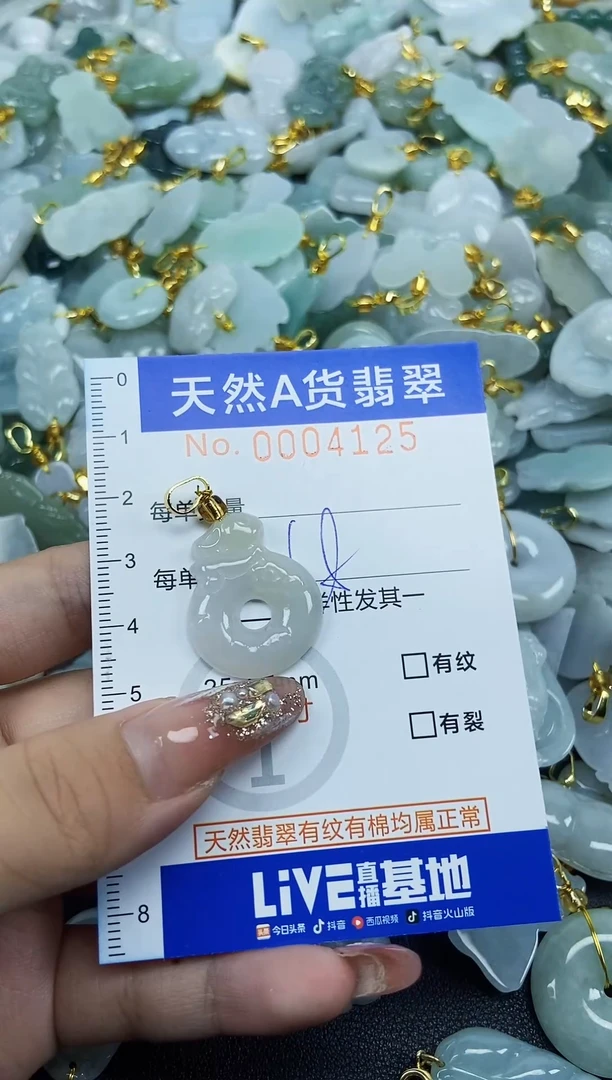 翡翠未镶嵌颈饰天然A货翡翠