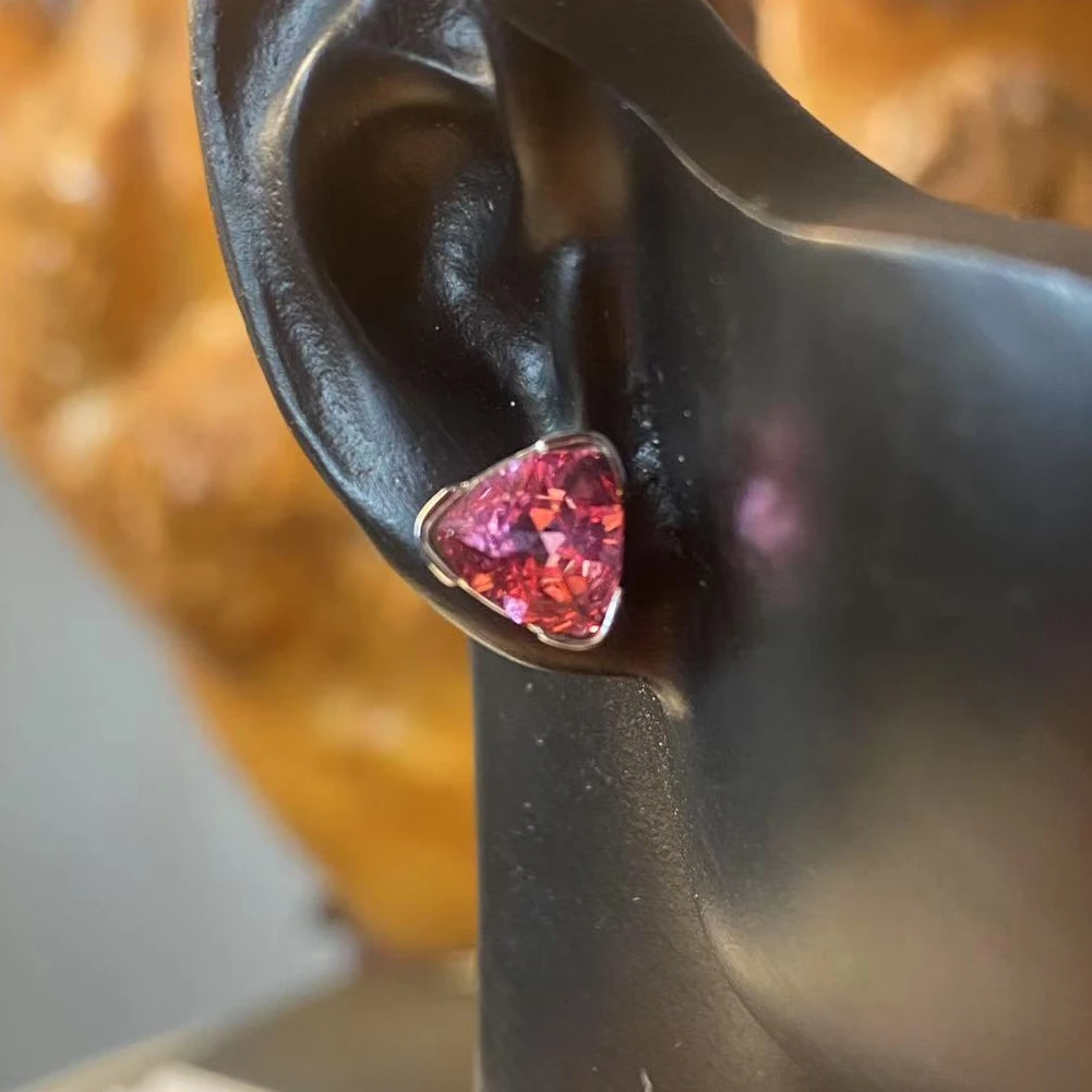 合金仿水晶耳饰 夏日橘子-气质经典时尚梦幻浪漫施家耳钉-S3478