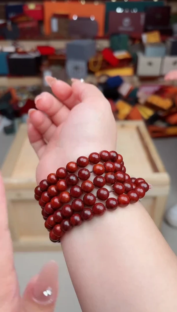 手串/手链小叶紫檀J0077精品手串无礼盒