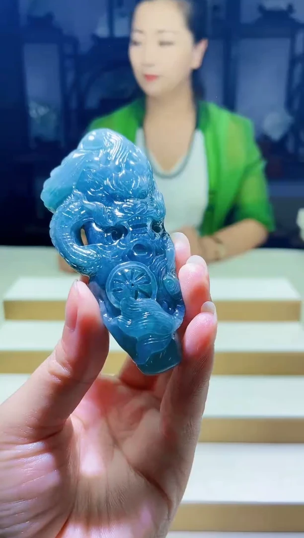 定制翡翠未镶嵌毛货08010372多样性发其一