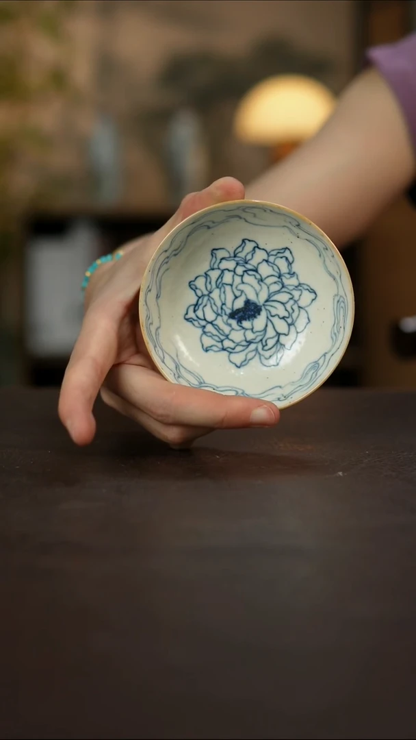 杯景德镇陶瓷杯碗柴烧多人