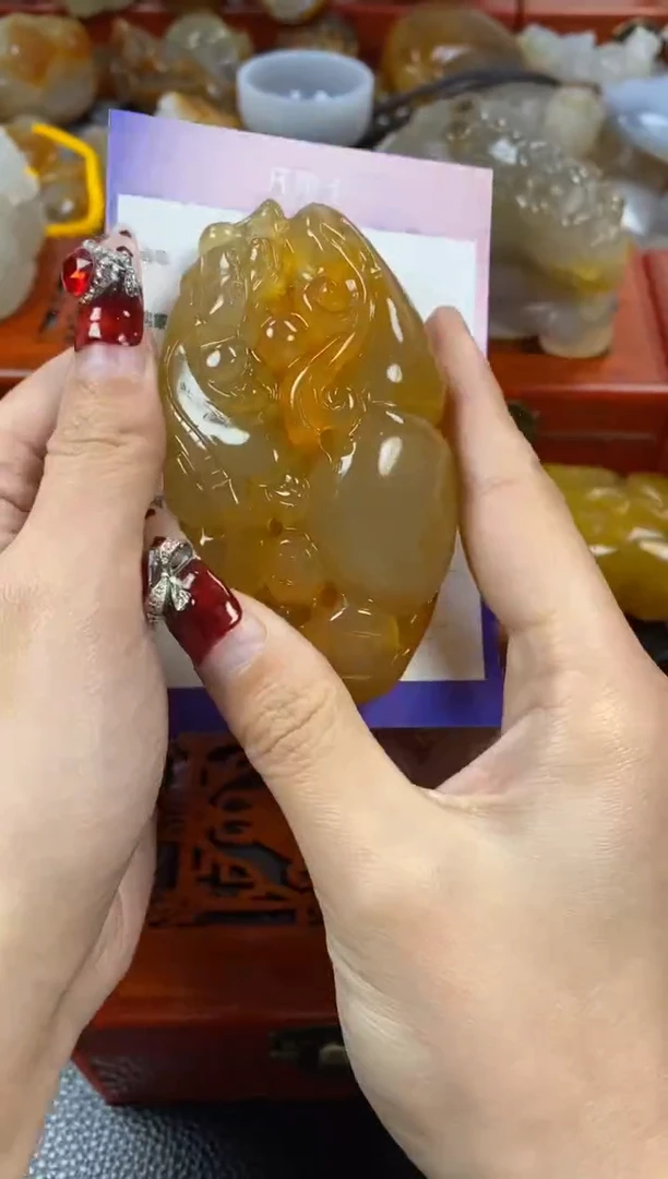 【闪购商品】玛瑙/玉髓手把未镶嵌1