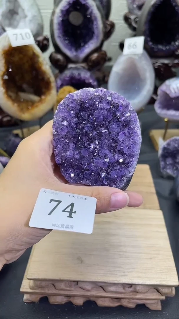未镶嵌大型摆件（非配饰）紫晶74号摆件