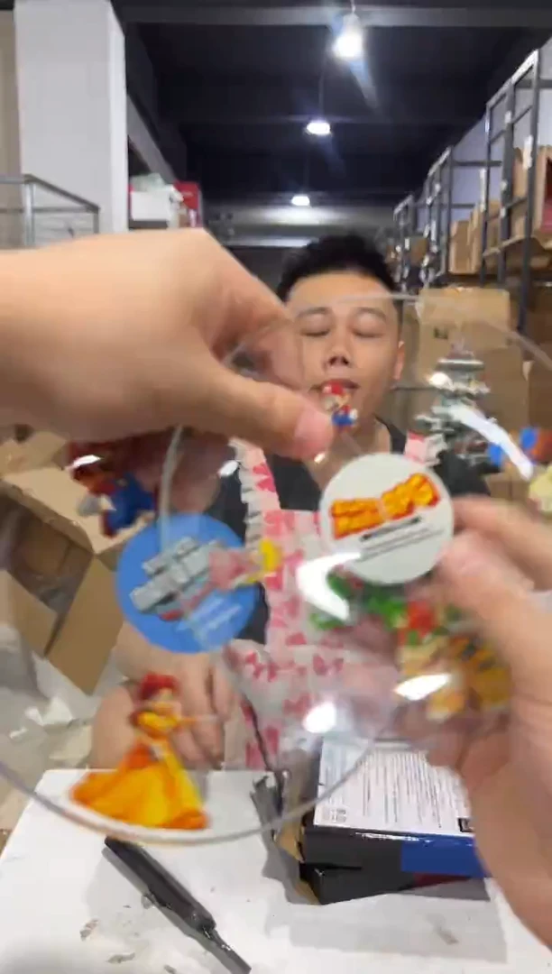 瓷片原盒马里奥玻璃盘2件套