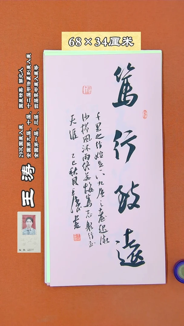 书法104R王涛书法作品